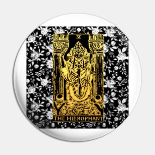 Floral Tarot Print - The Hierophant Pin