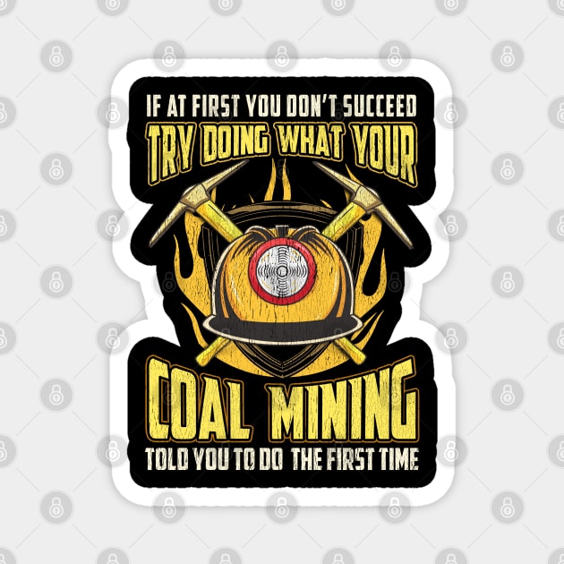 Coal Miners Magnet by lateefo