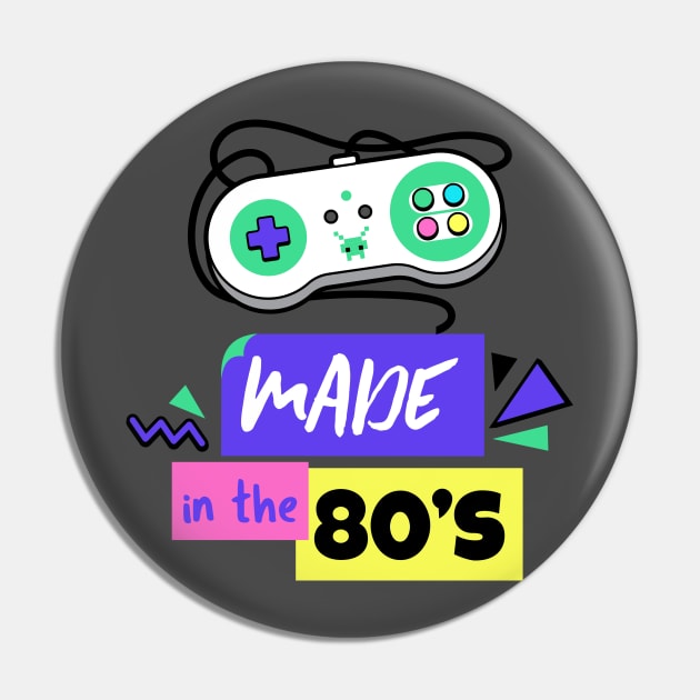 Made in the 80's - 80's Gift Pin by WizardingWorld