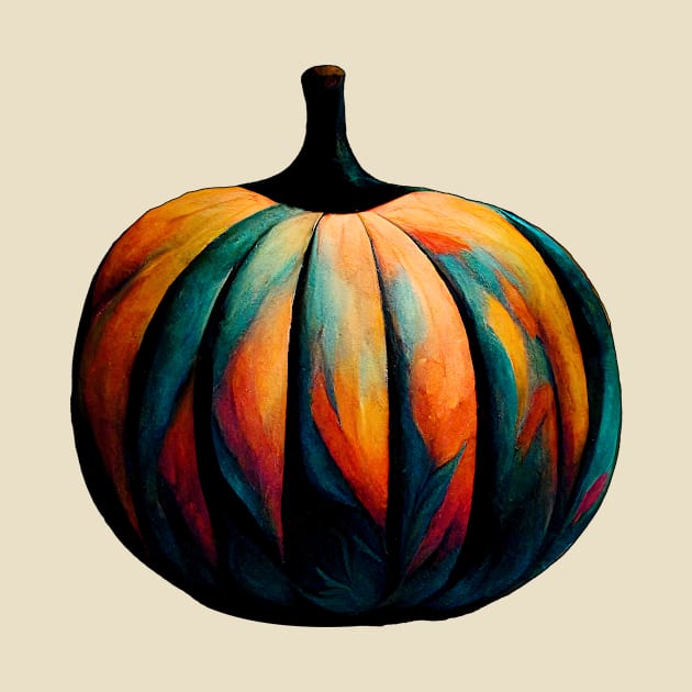 Colorful pumpkin by Mad Swell Designs