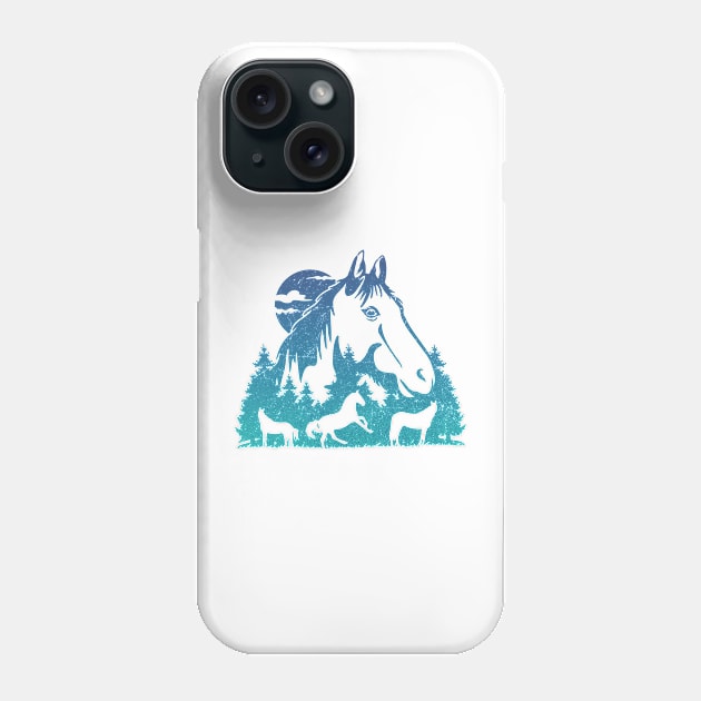 Wild Horses Phone Case by Cup of Tee