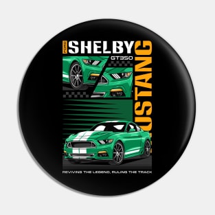 Vintage V8 Shelby GT350 Car Pin