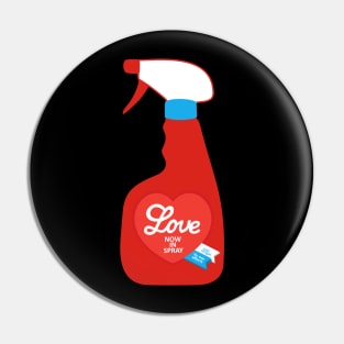 Love - now in spray - Red Pin