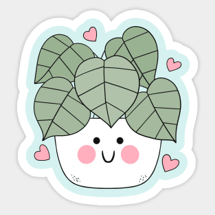 Cute Bugs Eat Green Plant Nature Lover - Nature Lovers - Sticker