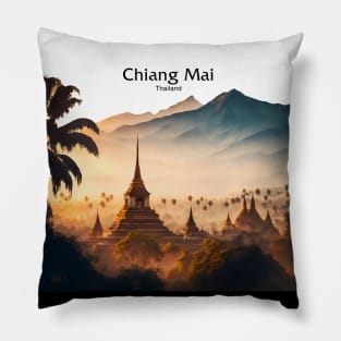 Chiang Mai Thailand No. 1: Mountain Paradise; Temples in Northern Thailand Pillow