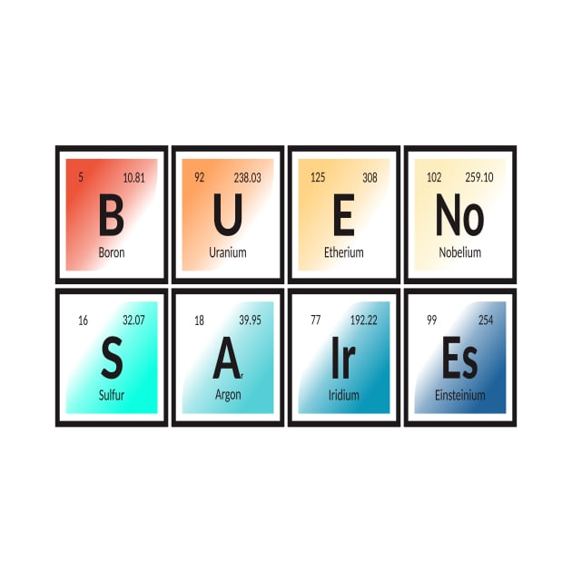 Buenos Aires City | Periodic Table of Elements by Maozva-DSGN