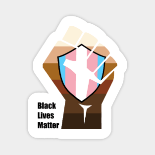 Black Lives Matter - Transgender Support Magnet