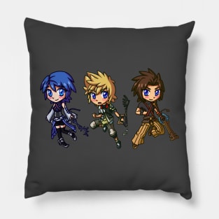 Wayfinder Trio Chibis Pillow