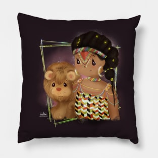 South African Girl Pillow