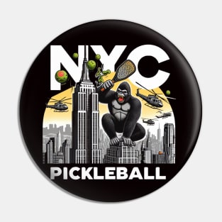 NYC New York Pickleball King Kong ESB Design Pin