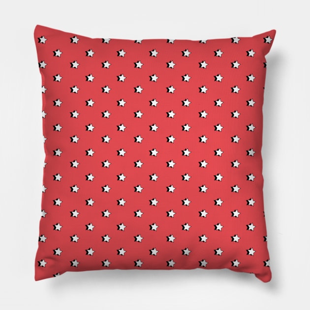 Coral Retro Aesthetic Stars / VSCO stars Pillow by YourGoods