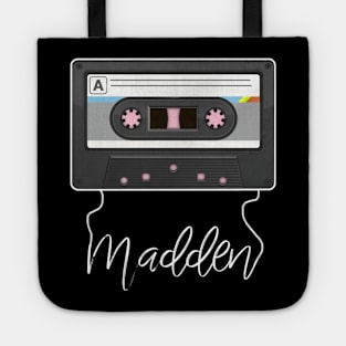 Great Gift Madden For Name Vintage Styles Color 70s 80s 90s Tote