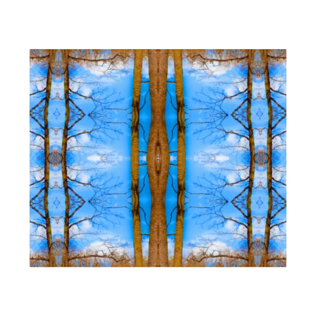 Mirror tree pattern, tree, abstract by Hujer