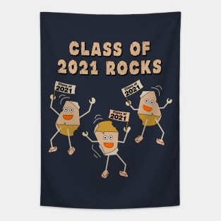 Class of 2021 Rocks Light Tapestry