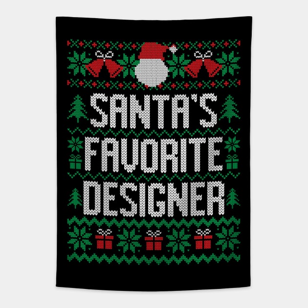 Santa's Favorite Designer Tapestry by Saulene