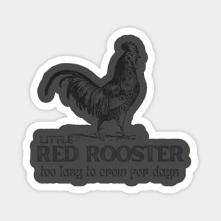 Little Red Rooster Karen Payton Art Magnet