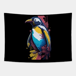 Penguin Playtime - Embrace the Waddle Tapestry