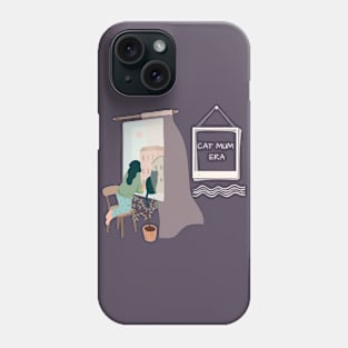 Cat mum era. Phone Case