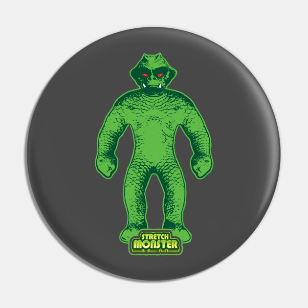 Stretch Monster 2-Sided Pin by Chewbaccadoll