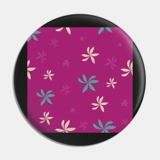 Swirling Flowers Pin