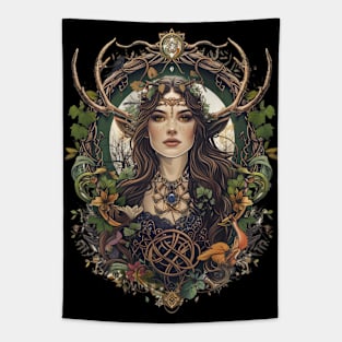 Wiccan pagan goddess Tapestry