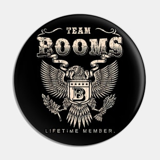 Team Booms time Member Booms Name Pin