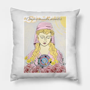 Omnia munda mundis | To the Pure All Things Are Pure Pillow