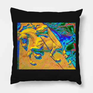 Chevaux Jaunes Pillow