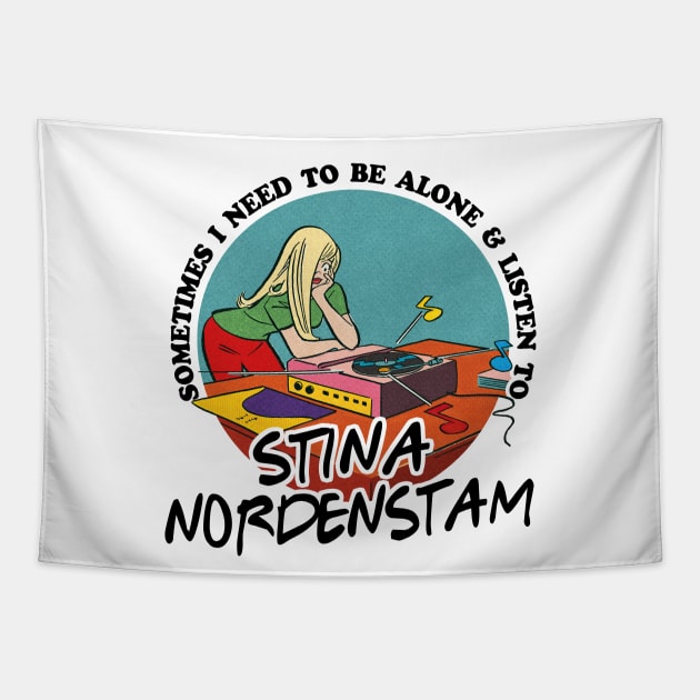 Stina Nordenstam / Music Obsessive Fan Design Tapestry by DankFutura