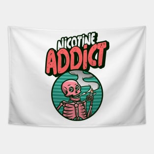 Nicotine addict Tapestry