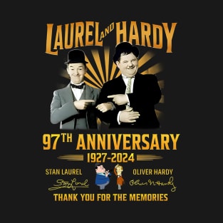 97th anniversary Laurel & Hardy T-Shirt