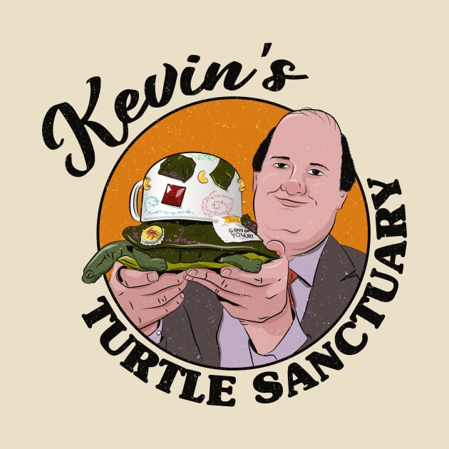 Kevin's Turtle Sanctuary (black text, distressed) by BluPenguin