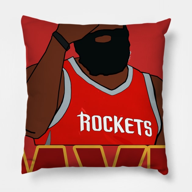 James Harden MVP - NBA Houston Rockets Pillow by xavierjfong