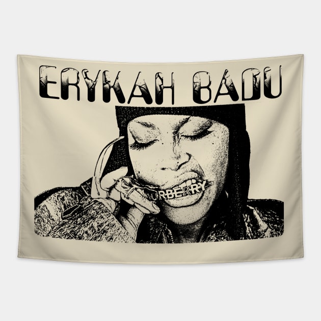 Erykah Badu Tapestry by Knockbackhaunt