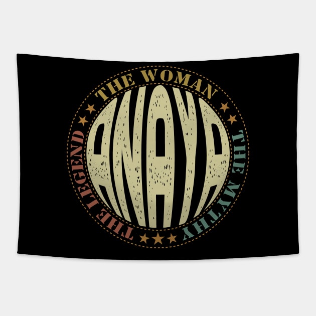 anaya name Tapestry by Tesszero