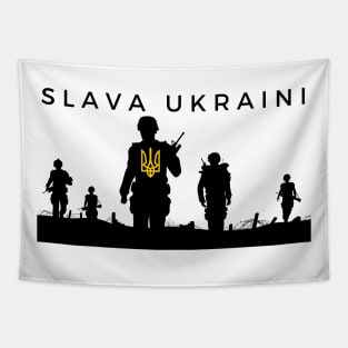 SLAVA UKRAINI Tapestry
