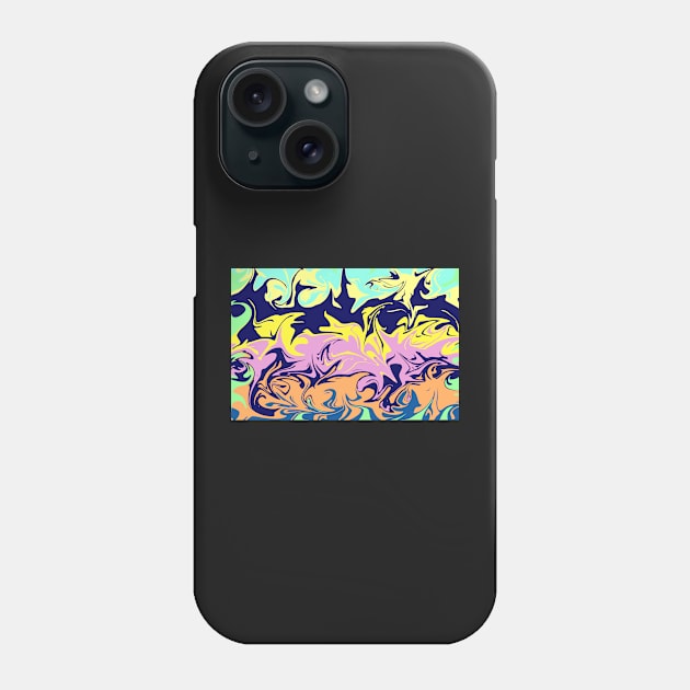 Colorful storm design Phone Case by KINKDesign