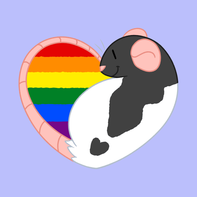 Gay Pride Rat by Dandyrats