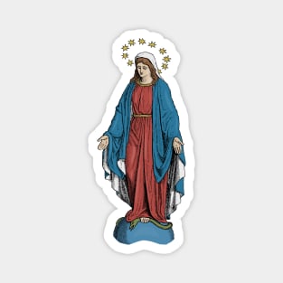 Blessed Virgin Mary Catholic Icon Magnet