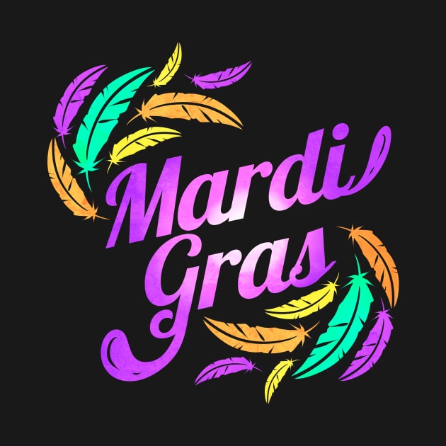 Purple Lettering For Mardi Gras by SinBle