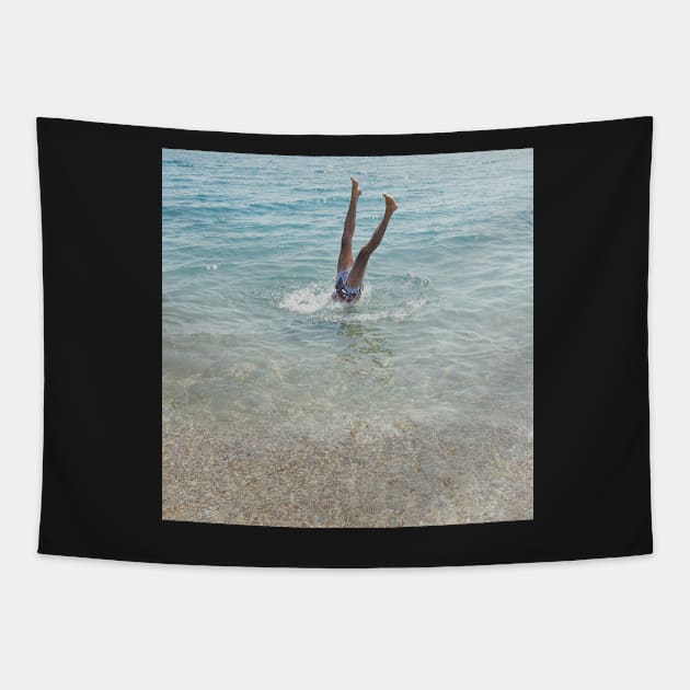 Handstand Tapestry by Cassia