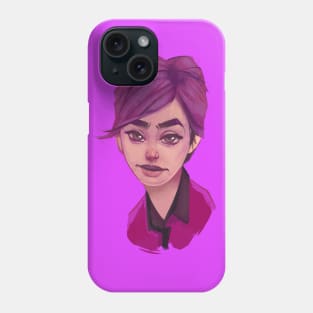 Purple Girl Phone Case