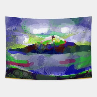 Mountain Painting Tapestry