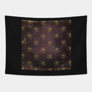 Majestic Red Angelic Rune Tapestry