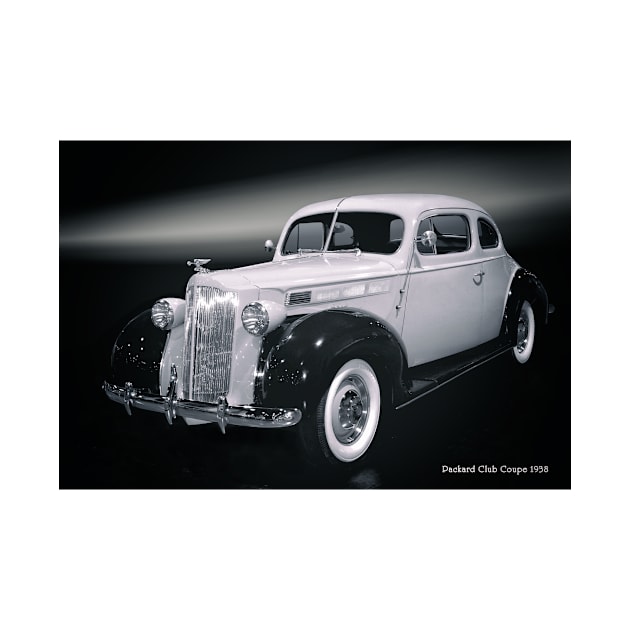 Packard Club Coupe 1938 BW by Burtney