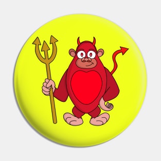 Devil Gorilla Pin