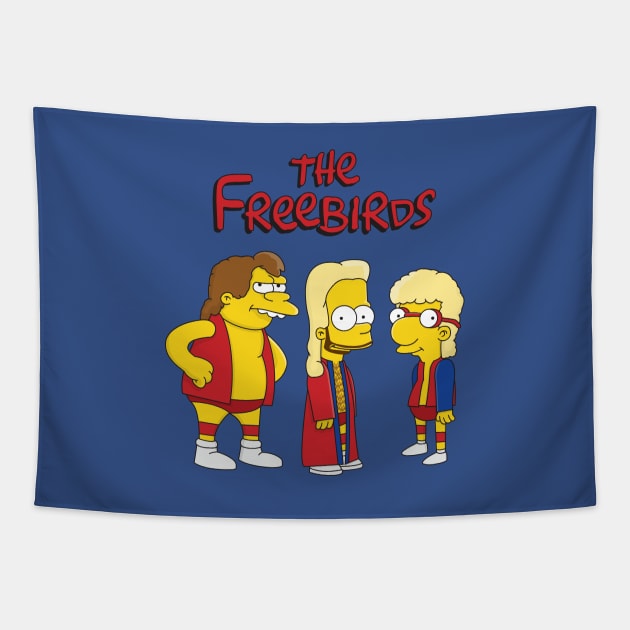 The Fabulous Freebirds - Simpsons Tapestry by Mark Out Market