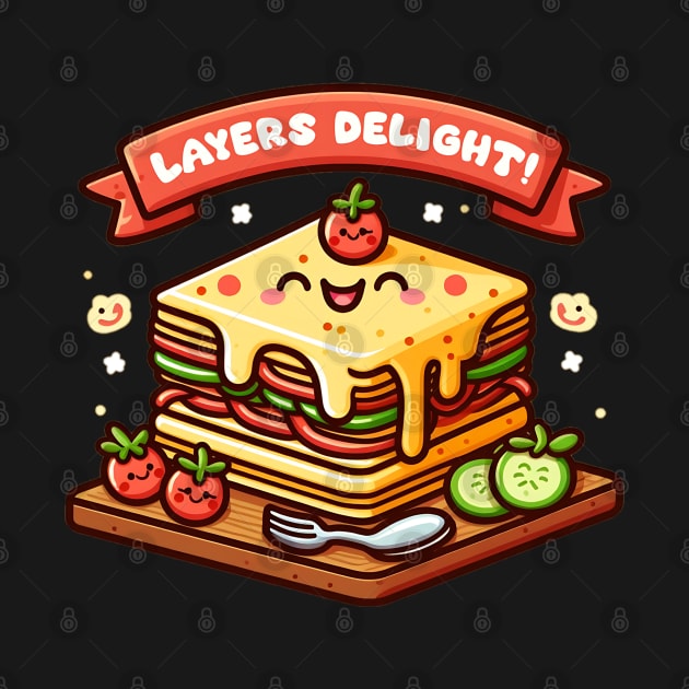 lasagna layers delight by AOAOCreation