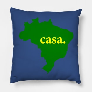 Brasil é minha casa Pillow