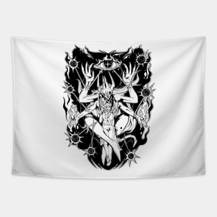 Power Blood Devil Chainsaw Tapestry